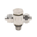 1PC 1/8" Thread Air Valve Three-way Metal Connector for Tire Changer Machine