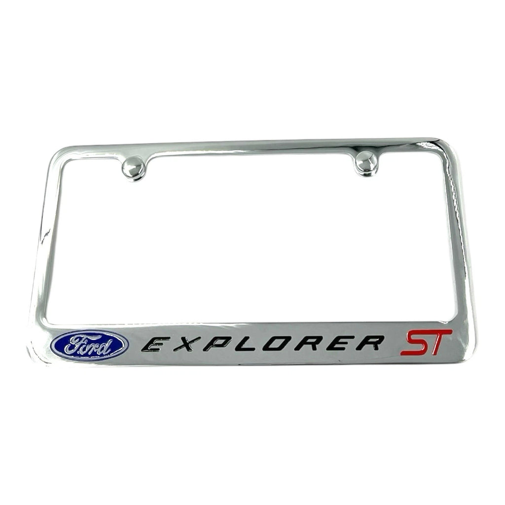 License Plate Frame Chrome for Ford Explorer ST (2023–2024)