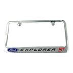 License Plate Frame Chrome for Ford Explorer ST (2023–2024)