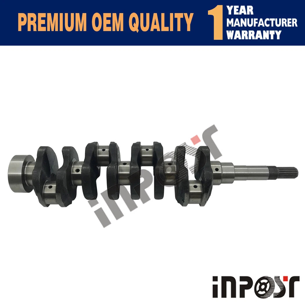 Crankshaft for Kubota V2203 V2203-E Bobcat 753 763 773 (–YYYY) 52mm 60mm