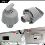 2X Sun Visor Retainer Clip Hook Gray for Nissan Murano