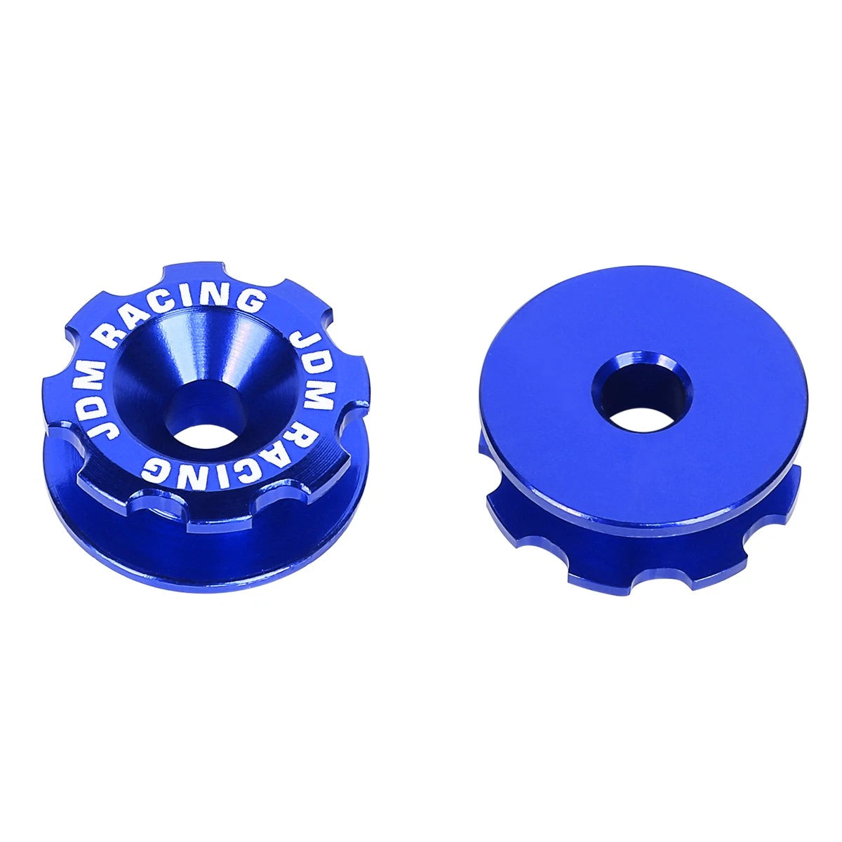 Set of 4 Aluminum Blue Bumper Quick Release Fasteners for