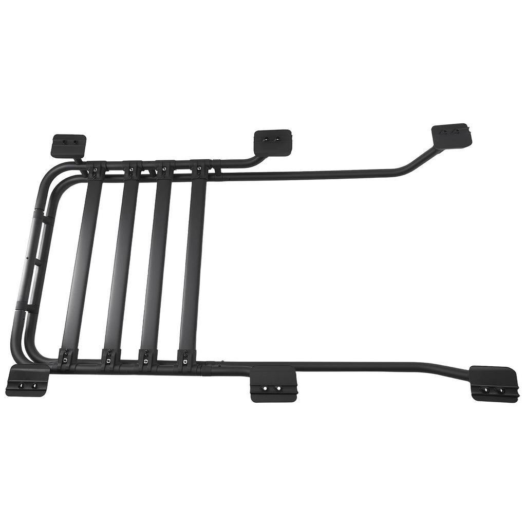 Black Aluminum Cargo Rack for Toyota FJ Cruiser (2007–2014) 150KG Load