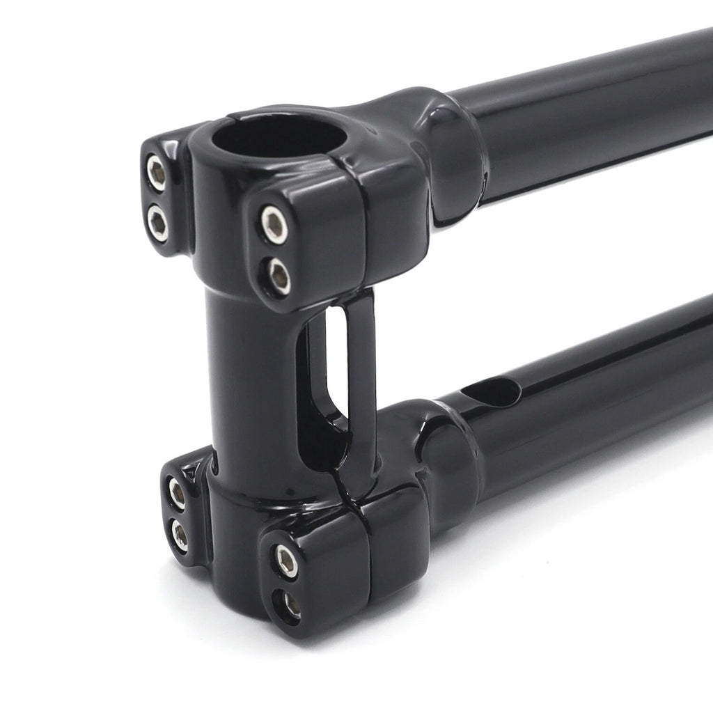 CNC Black 10" Riser Handlebar Top Clamp for Harley Softail Fat Bob (2018–2023)