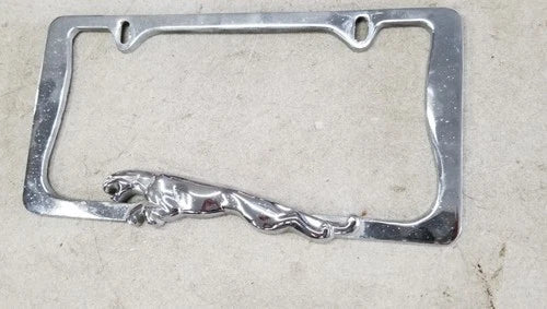 Steel Finished License Plate Frame for Jaguar