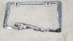 Steel Finished License Plate Frame for Jaguar