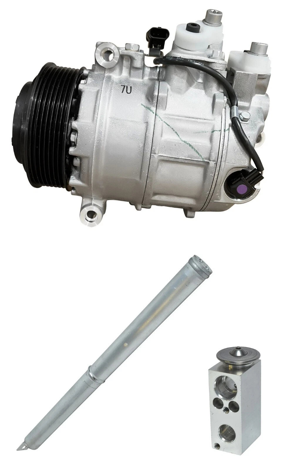 AC Compressor Kit Replacement for Mercedes GL350 3.0L Diesel (2016-2019)
