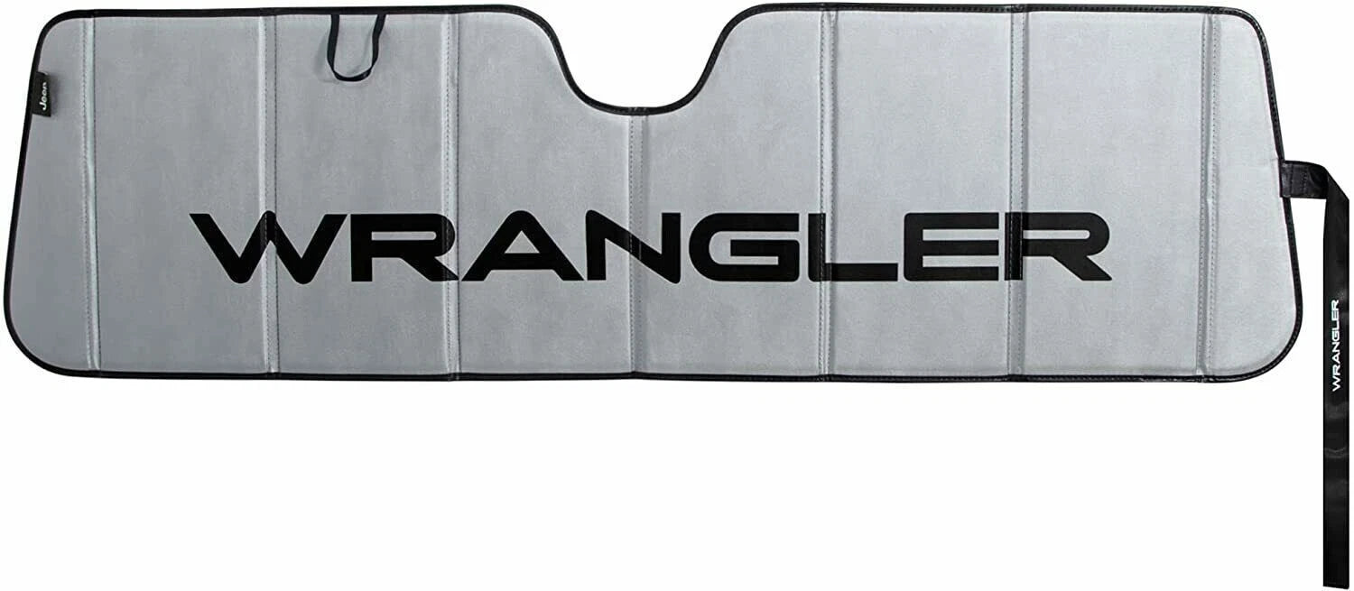 Accordion Windshield Sunshade for Jeep Wrangler (53.25X15)