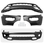 Front Bumper Face Bar for Ram 1500 (2019–2024) Black Steel Powder Coated