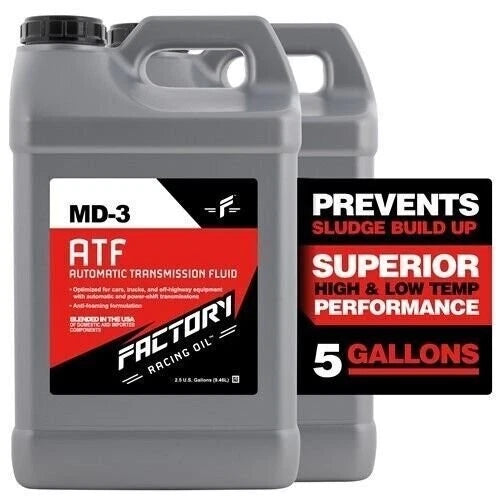 2X Factory Racing Oil 214799 ATF MD-3 for Automatic Transmission (5 Gal)