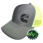 Cummins Trucker Hat Snapback Mesh Safety Yellow Neon