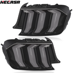 Full LED Sequential Tail Lights for Ford Mustang (2015–2023) - Smoke Lens