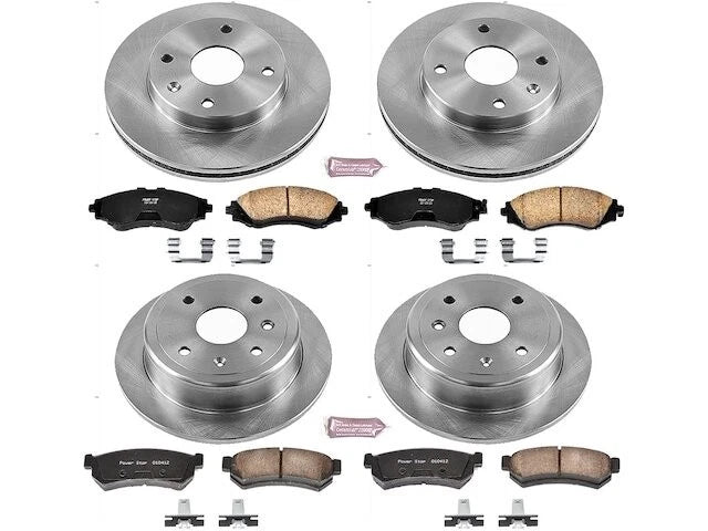 Brake Pad and Rotor Kit for Suzuki Reno (2007–2008) BQ425JK