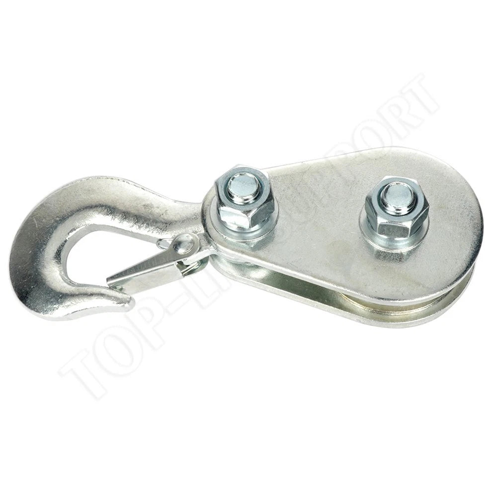 2-Ton Snatch Block with Hook for Heavy Duty Use