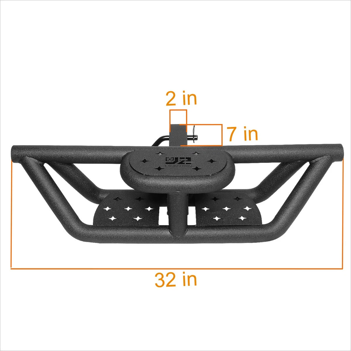 J2 Rear Bumper Towing Hitch Step for 32" Width