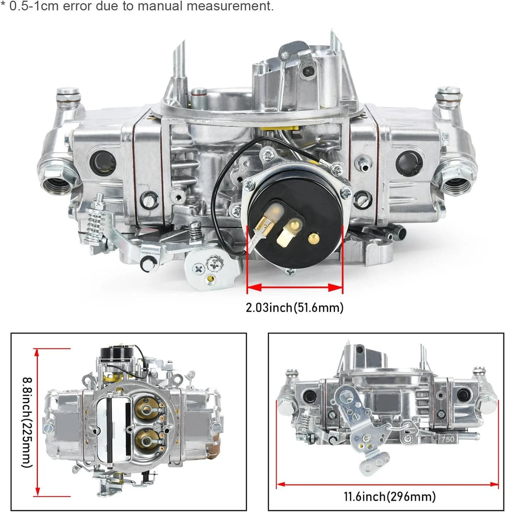 Holley Quickfuel Brawler 750 CFM Double Pumper Carburetor E-Choke for