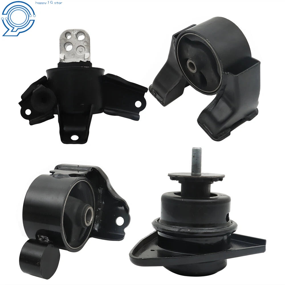 Set of 4 Engine Motor & Transmission Mounts for Hyundai Elantra (2007–2010)