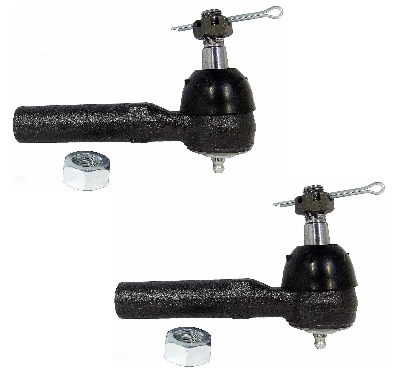 Set of 2 Front Outer Steering Tie Rod Ends for Chrysler Dodge