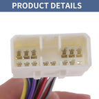 Set of 2 Car Stereo CD Player Wiring Harness 70-8901 for Suzuki Esteem (2001–2002)
