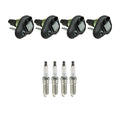Set of 4 NGK Ignition Coils & Iridium Spark Plugs for Canyon Colorado (2004–2012)