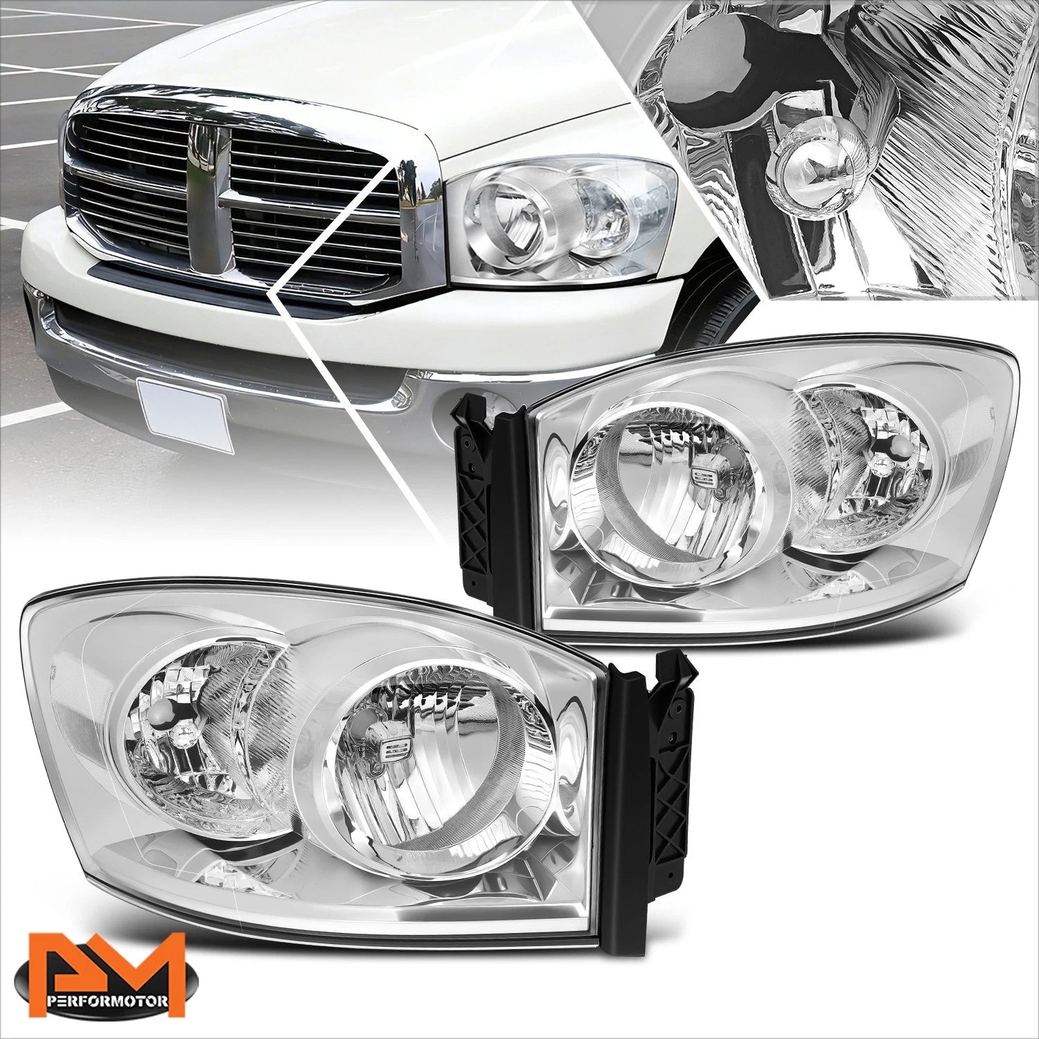 Front Right Headlight Lamp for Nissan Pathfinder (2013–2016) Chrome