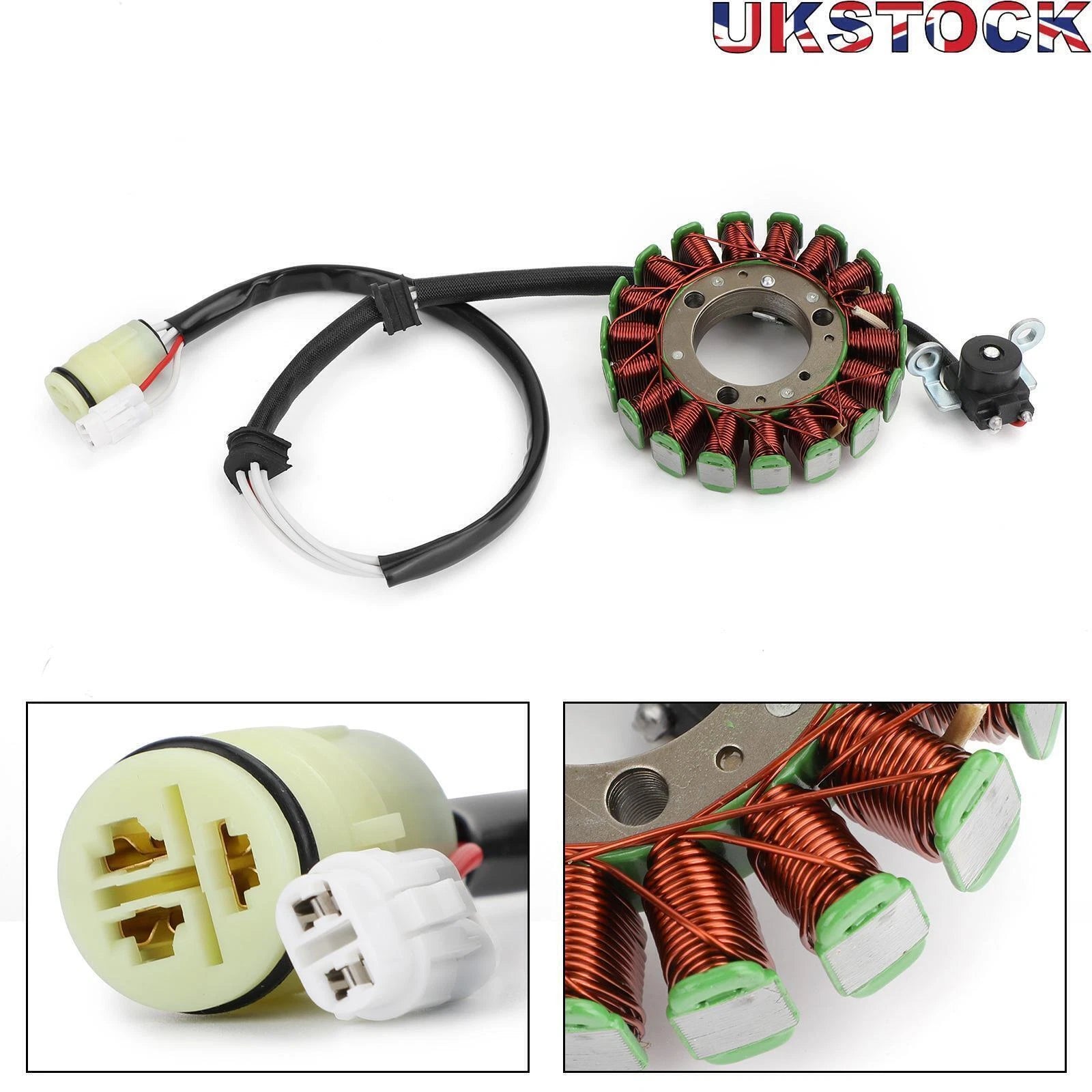 Generator Stator for Yamaha Raptor 250 YFM250 YFM250R (2008–2013) 4D3-81410-00