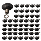 Set of 50 Zip Pulley Beads for Fishing Line Slider Tackle (8x5mm)