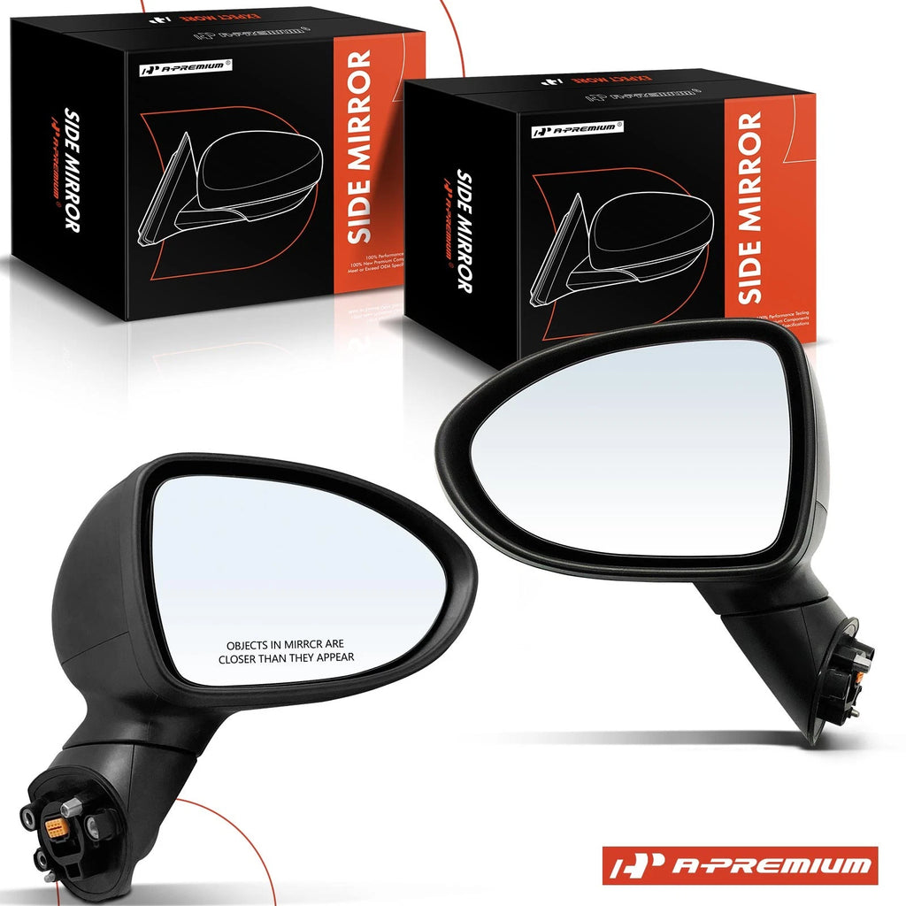 Pair Power Mirrors with Manual Fold & Blind Spot for Kia Rio (2014–2017)