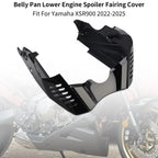 Belly Pan Lower Engine Spoiler Cover for Yamaha XSR900 (2022–2025) Black