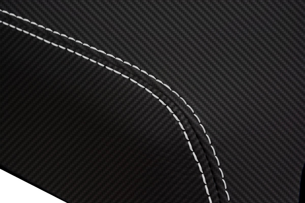Console Lid Armrest Cover for Mitsubishi Montero (2001–2006) Carbon Fiber