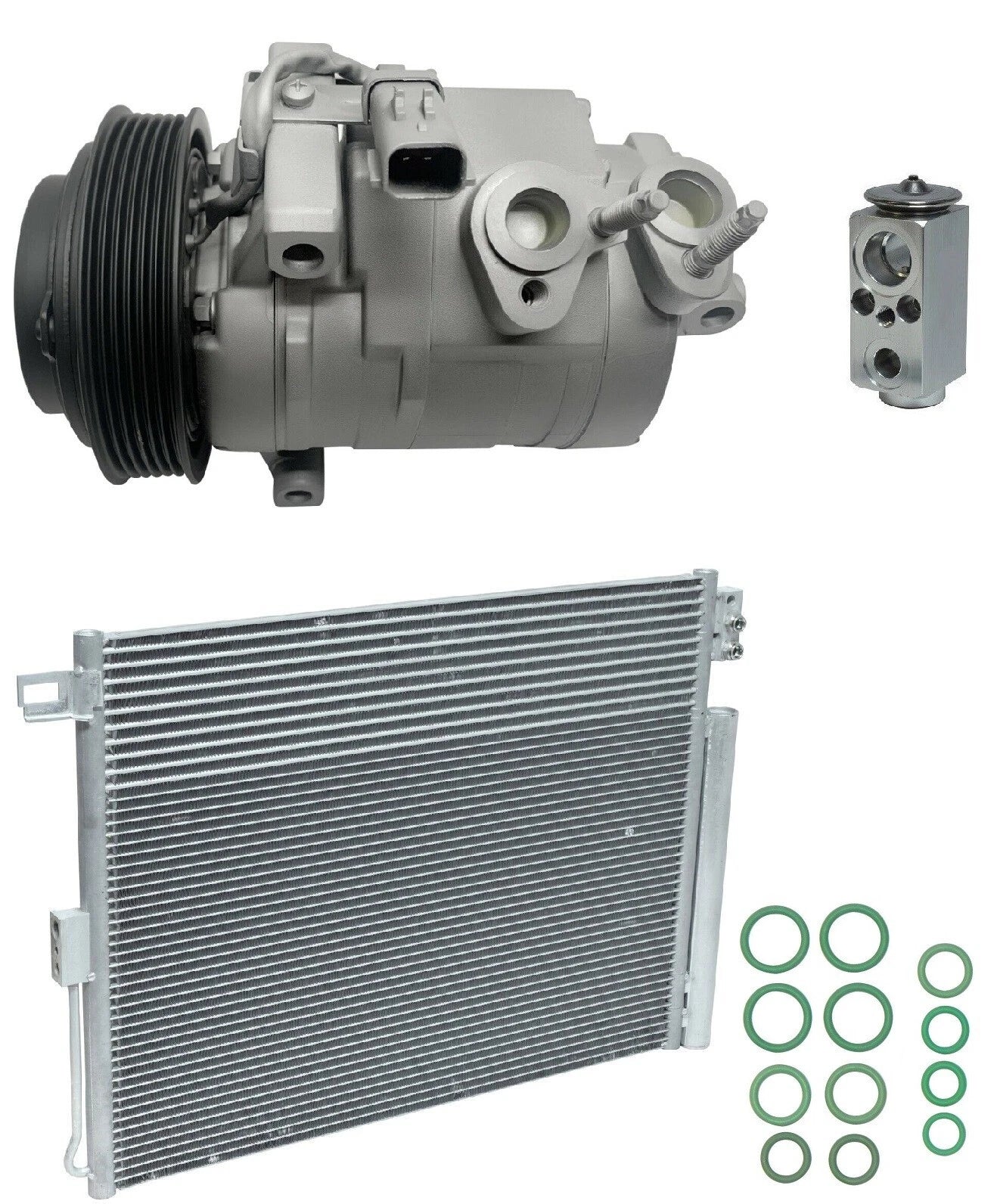 AC Compressor Kit With Condenser for Jeep Grand Cherokee 5.7L (2018–2018)