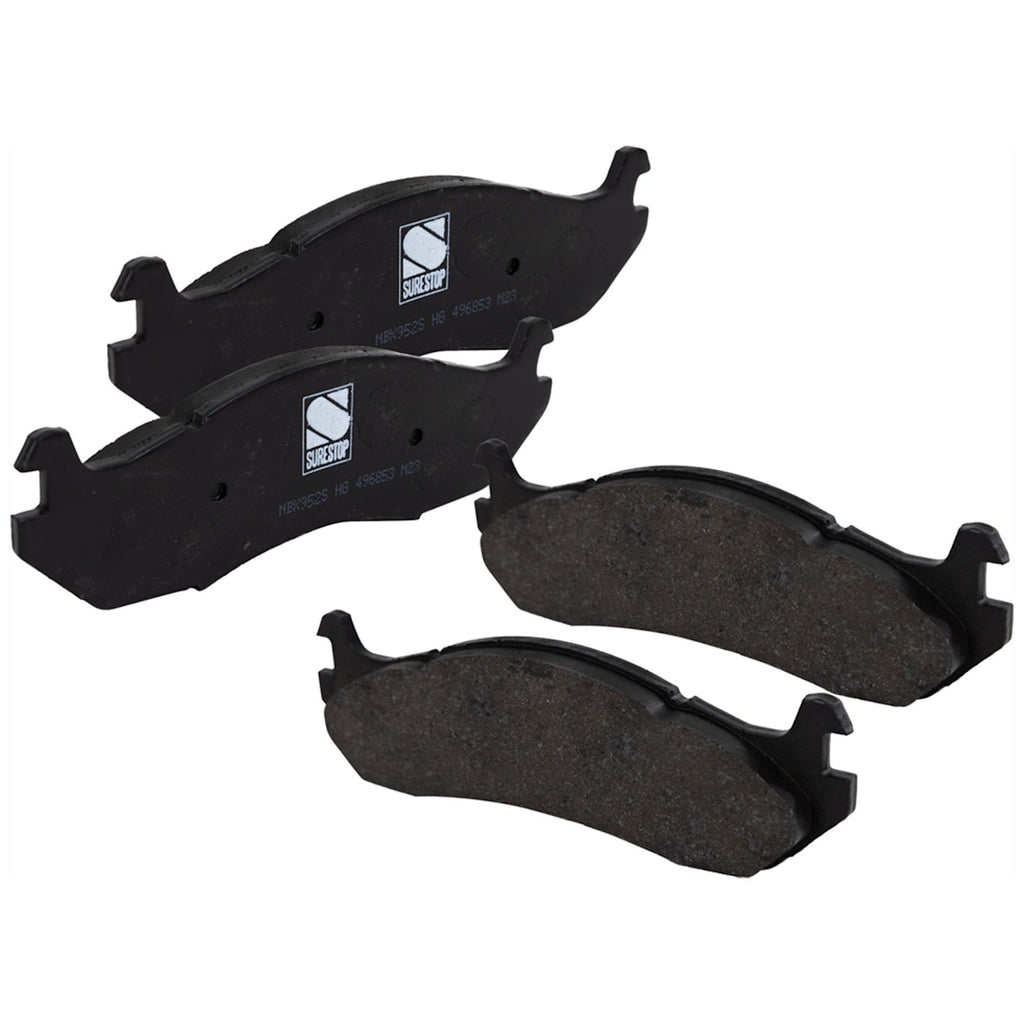 Disc Brake & Pad Kit for Hummer H2 (2003) - Cross-Drilled Semi-Metallic
