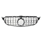 GTR Style Upper Bumper Mesh Grille for Mercedes-Benz C Class W205 C200 (19-23)