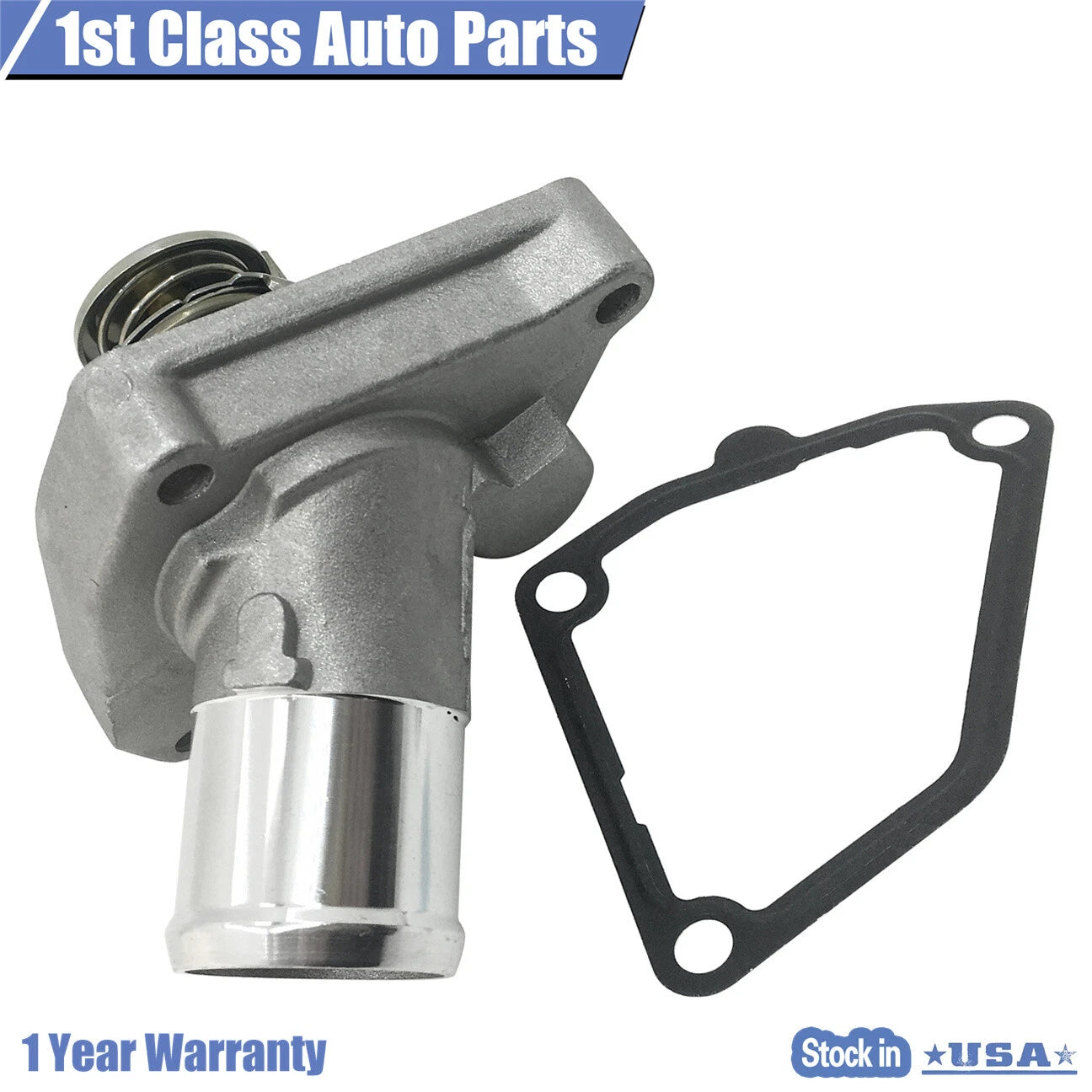 Thermostat Housing Assembly w/ Gasket for Nissan Maxima, Infiniti Q50, Q70 (2016–2023)
