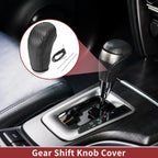 Gear Shift Knob Cover for Subaru Forester (2014–2017) Black Carbon Fiber