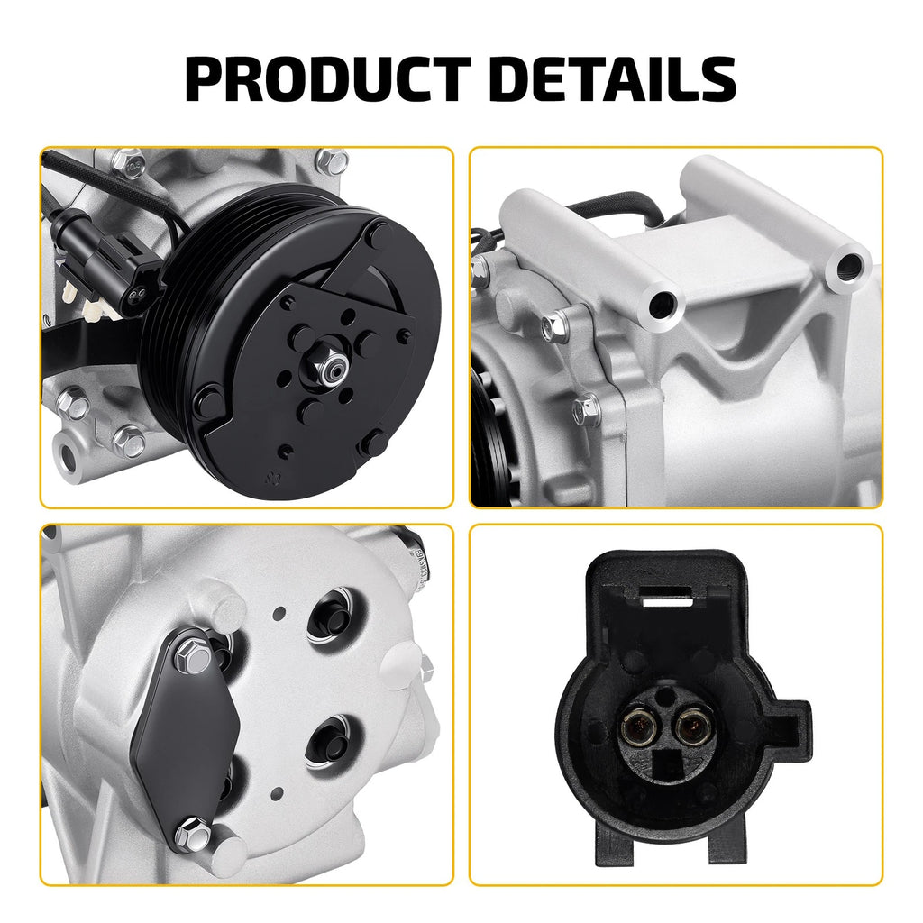 A/C Compressor for Lincoln LS 3.0L (2000–2005) Fits Jaguar S-Type CO 102541AC