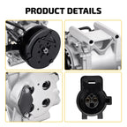 A/C Compressor for Lincoln LS 3.0L (2000–2005) Fits Jaguar S-Type CO 102541AC