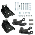 Set of 2 Rearward Leaf Spring Shackles & Bracket Hangers for Chevy GMC K2500 (1988–1997)