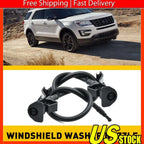 Pair Windshield Wiper Washer Jets Nozzle for Ford Mustang (2010–2014)