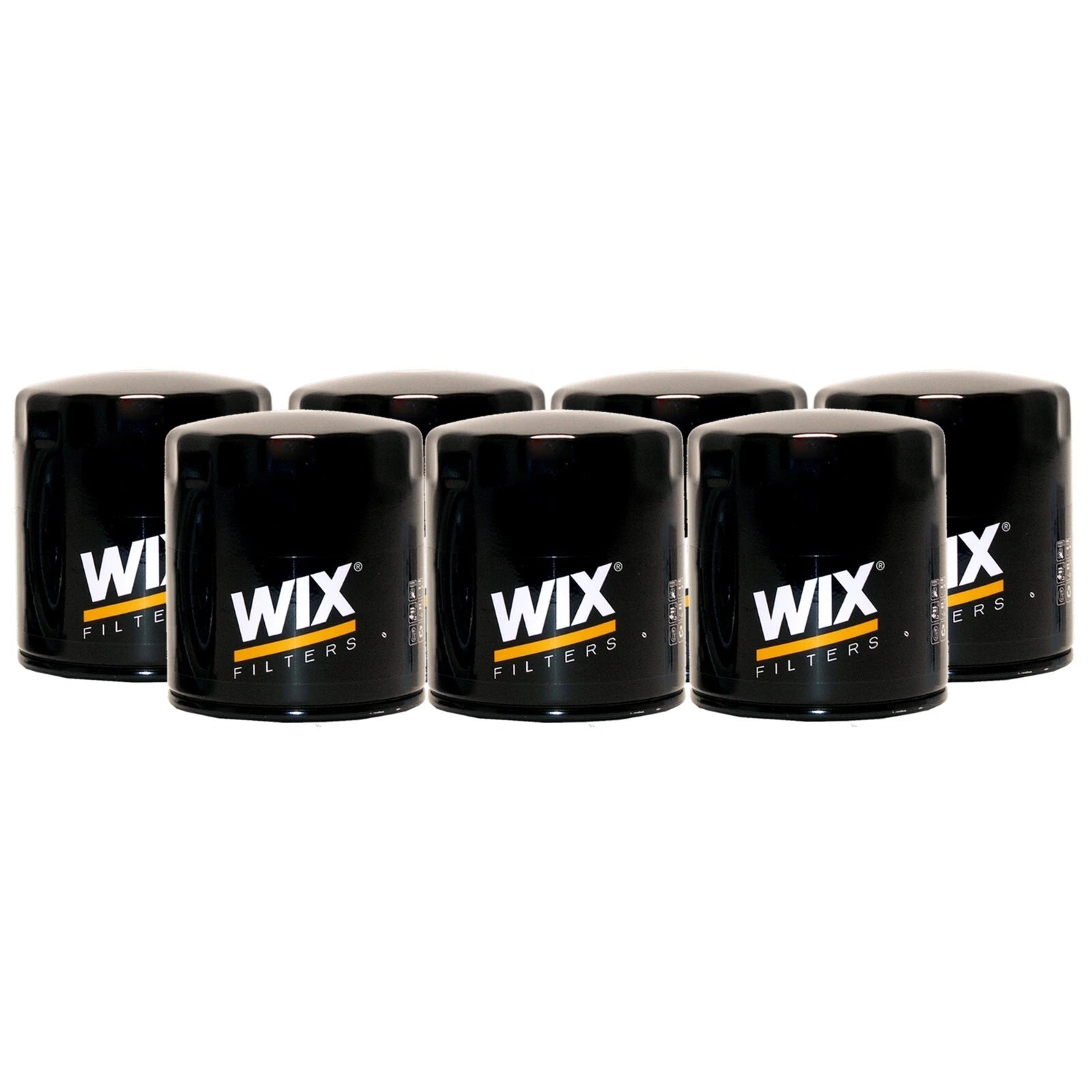 Set of 7 Wix 51372 Engine Oil Filter Kit for (Spin-On)