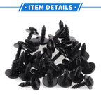 30 Pcs Fender Liner Splash Shield Bumper Cover Screws for Honda Accord (2006-2007)