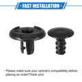 30 x Fender Liner Clips for Honda - Plastic Black Automotive Fasteners