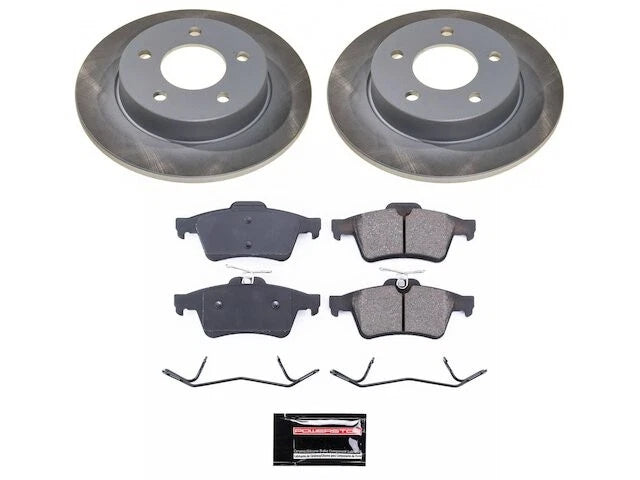 Rear Brake Pad and Rotor Kit for Mazda 3 (2006–2013) DG772MF