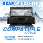 Clear Rear Windshield for CFMOTO UFORCE 1000 (2019–2025) 1000XL (2022–2025)