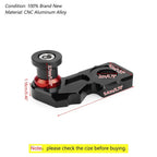 CNC Chain Adjuster Block with Stand Spool for Honda CB650F CBR650F (2014–2018) Red