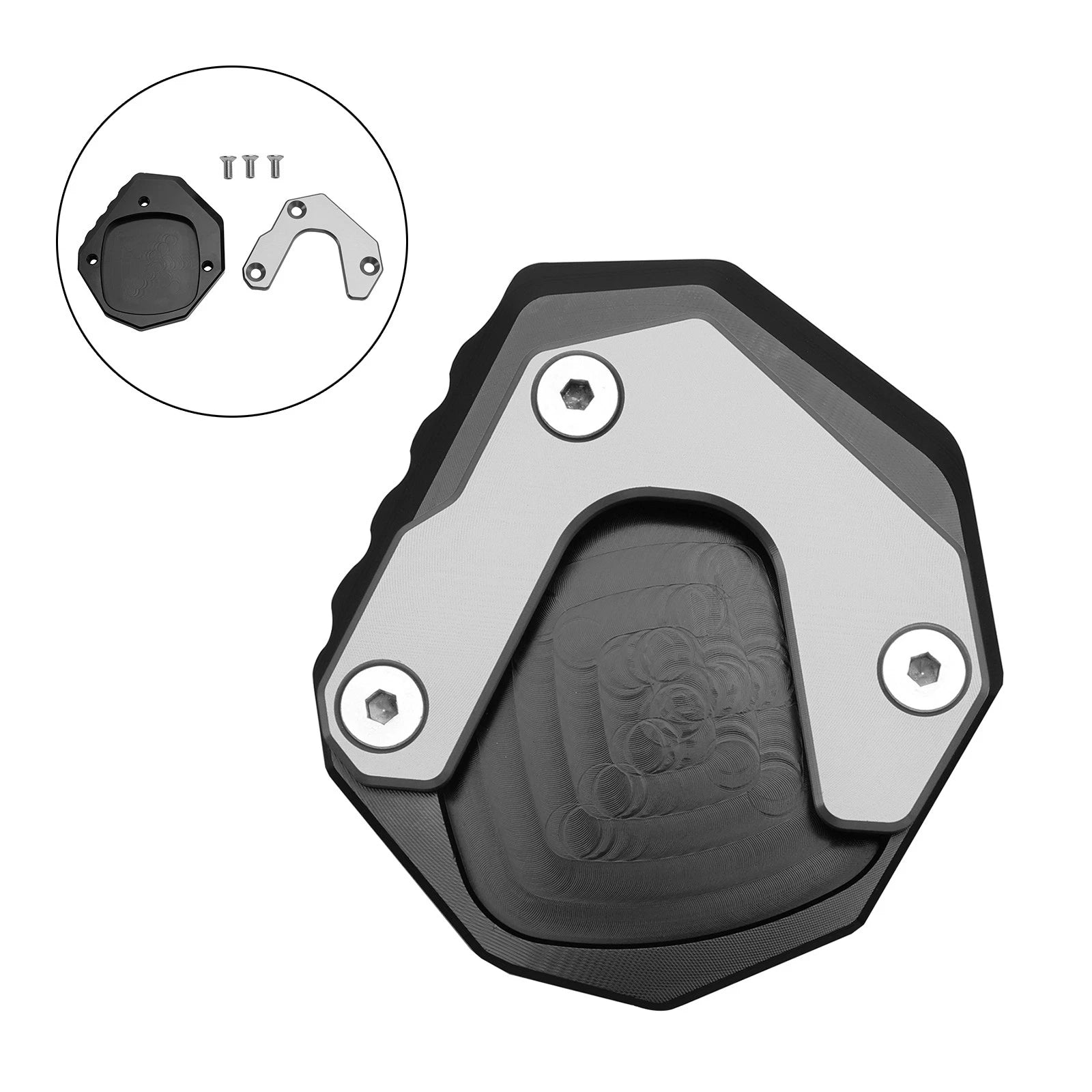 Kickstand Enlarger Plate Pad for Honda XL 750 Transalp CB750 Hornet (2023–2024)