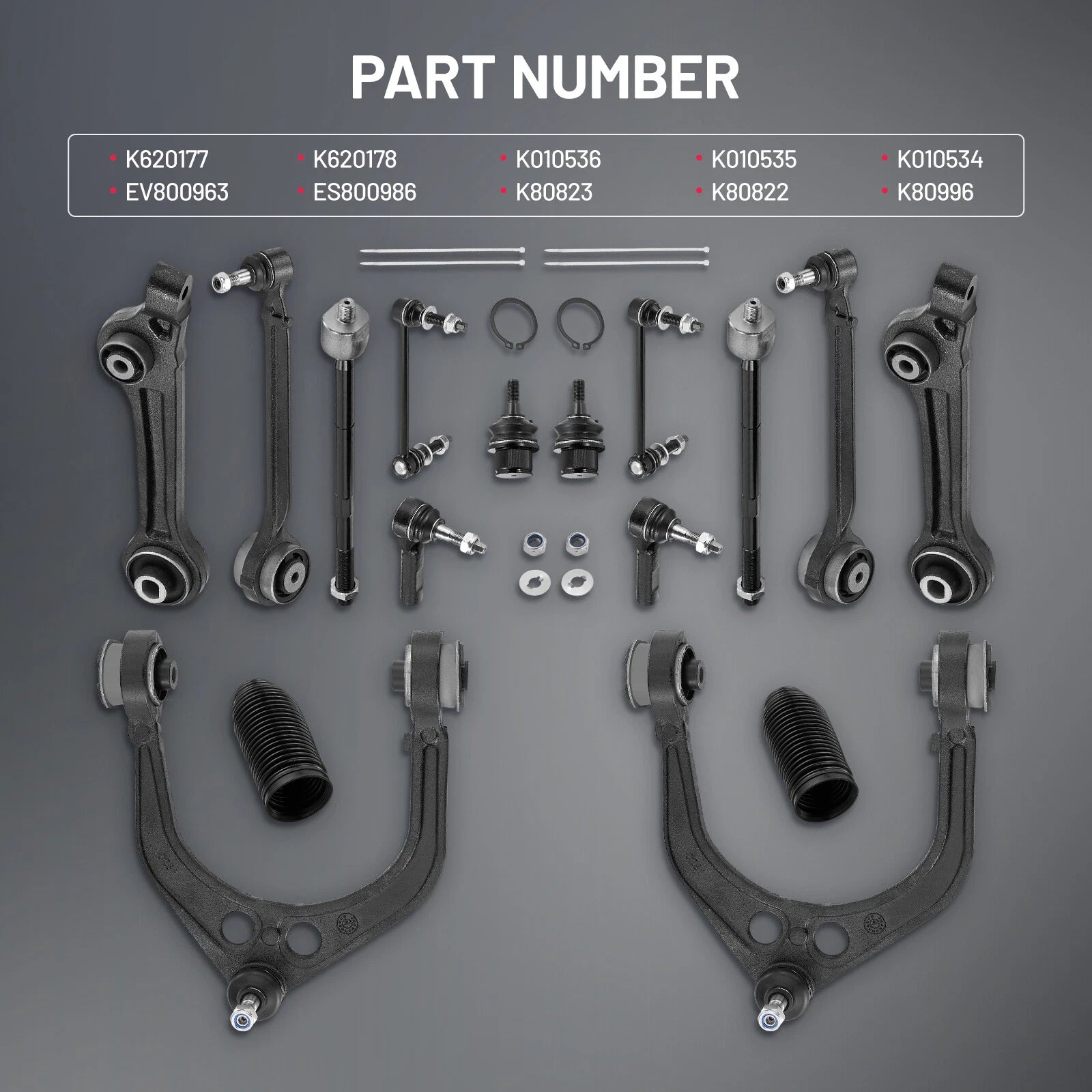 Front Control Arms Suspension Kit for Dodge Charger Challenger (2011-2017)