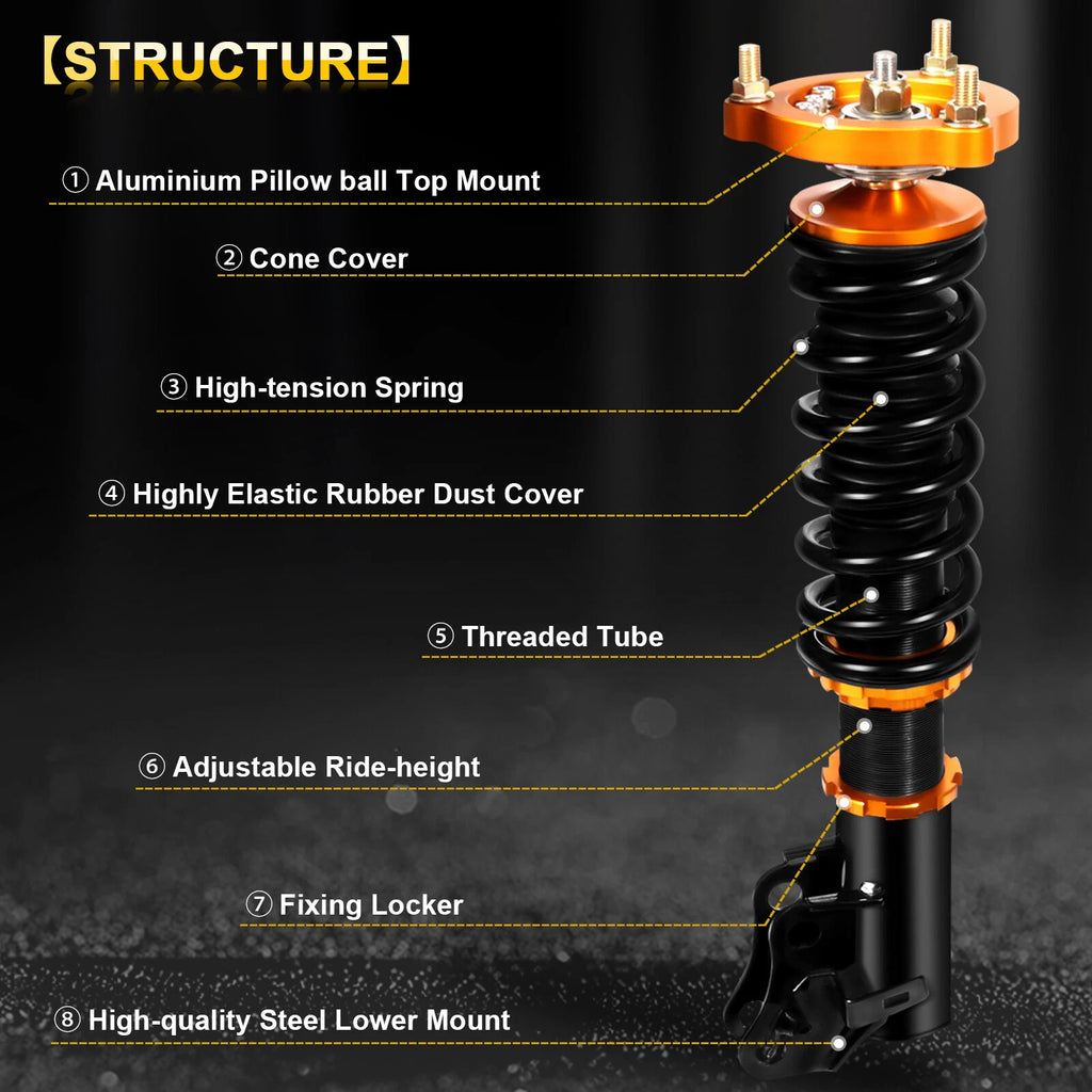 Coilover Shocks Struts Springs Kit for Honda Civic (2006–2011)