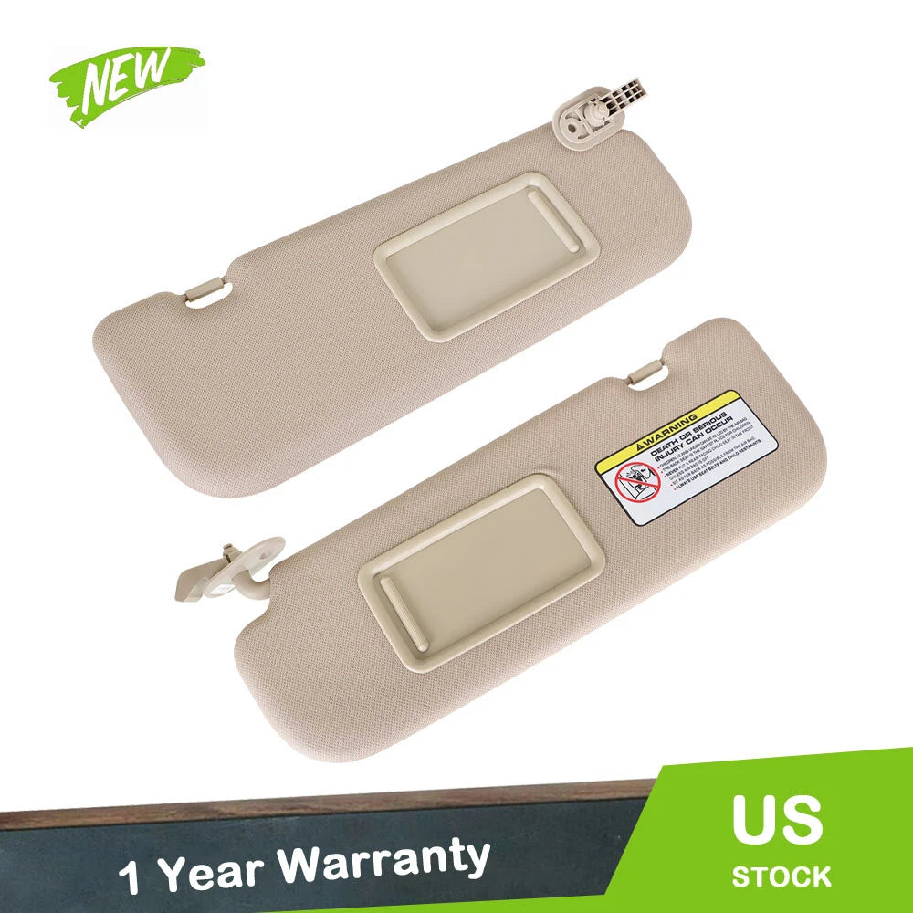 Set of 2 Sun Visors for Hyundai Elantra MD (2011–2015) Gray