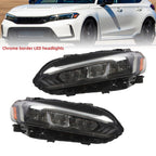 LED Headlights Lamps Pair for Honda Civic Sedan (2022–2024)